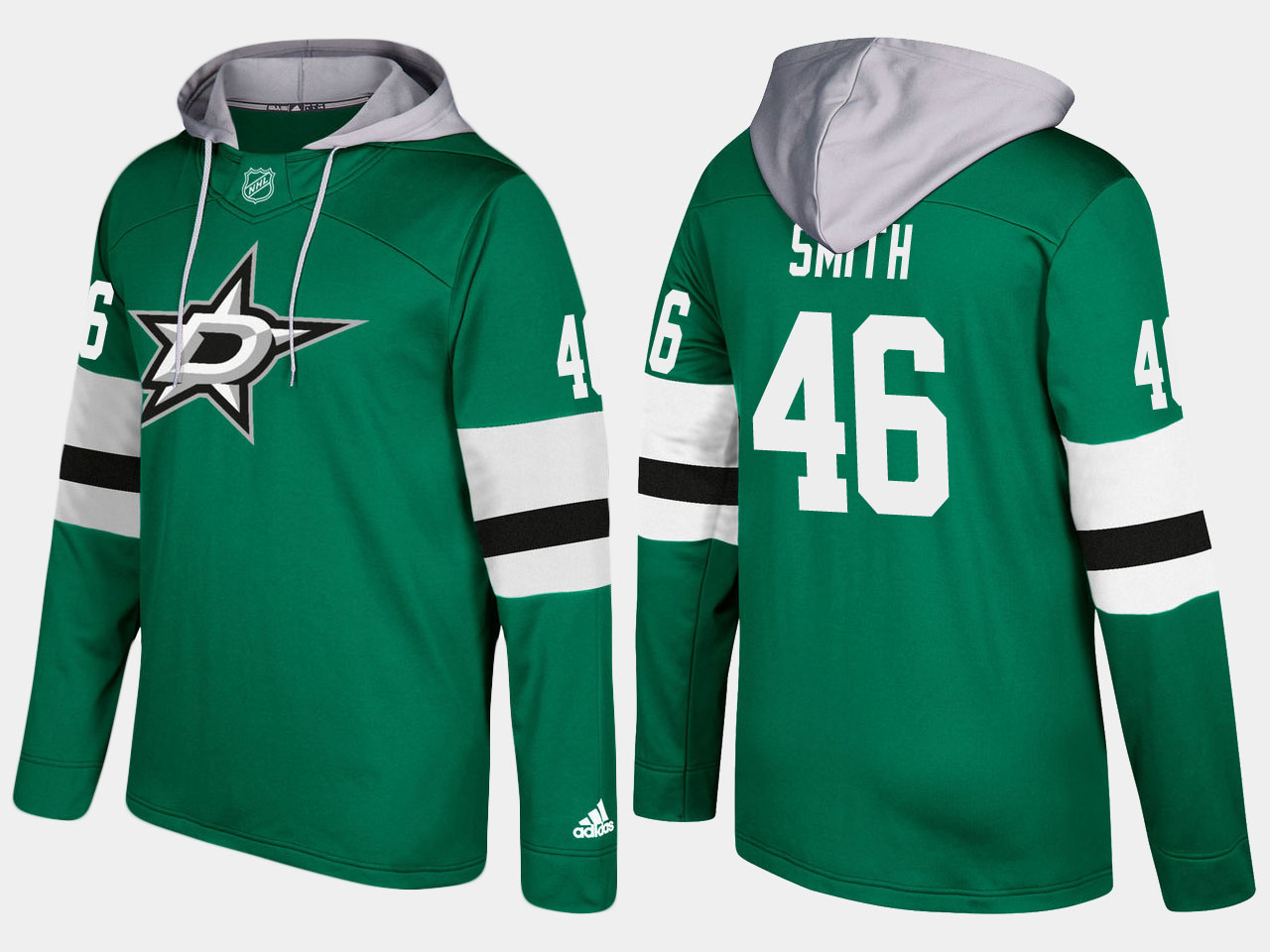 Men NHL dallas stars #46 gemel smith green hoodie